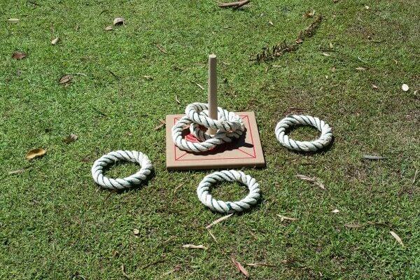 Quoits Game on Grass