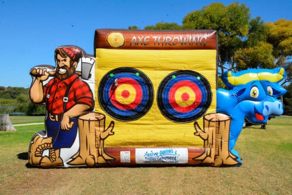 Inflatable Axe Throwing Hire