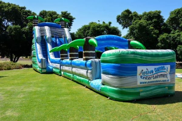 Tropical Double Lane Water Slide Hire
